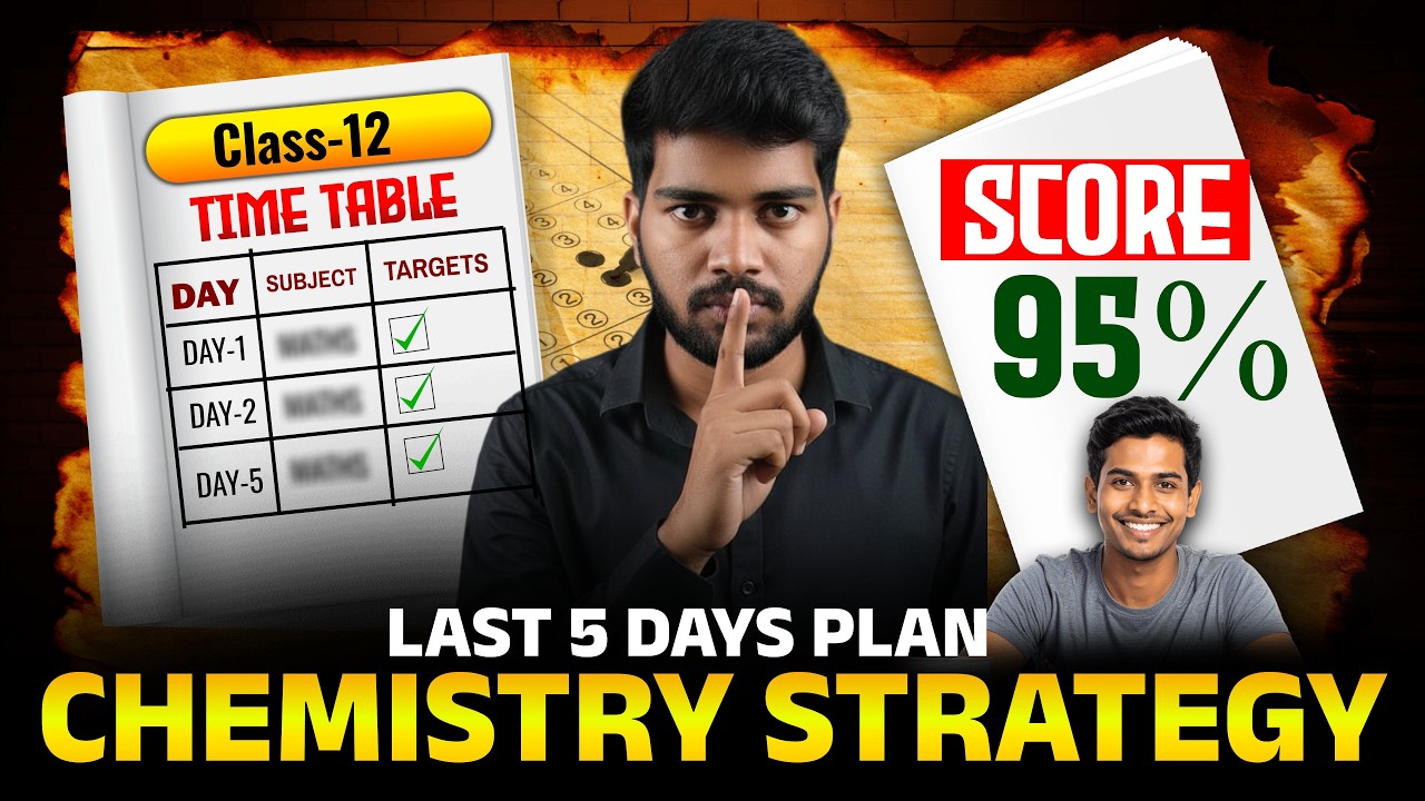 CBSE Chemistry Exam Strategy: Master Organic & Score High in 6 Days