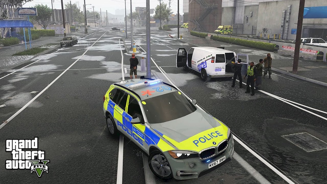 Intense UK Police Chase in GTA 5 LSPDFR Gameplay