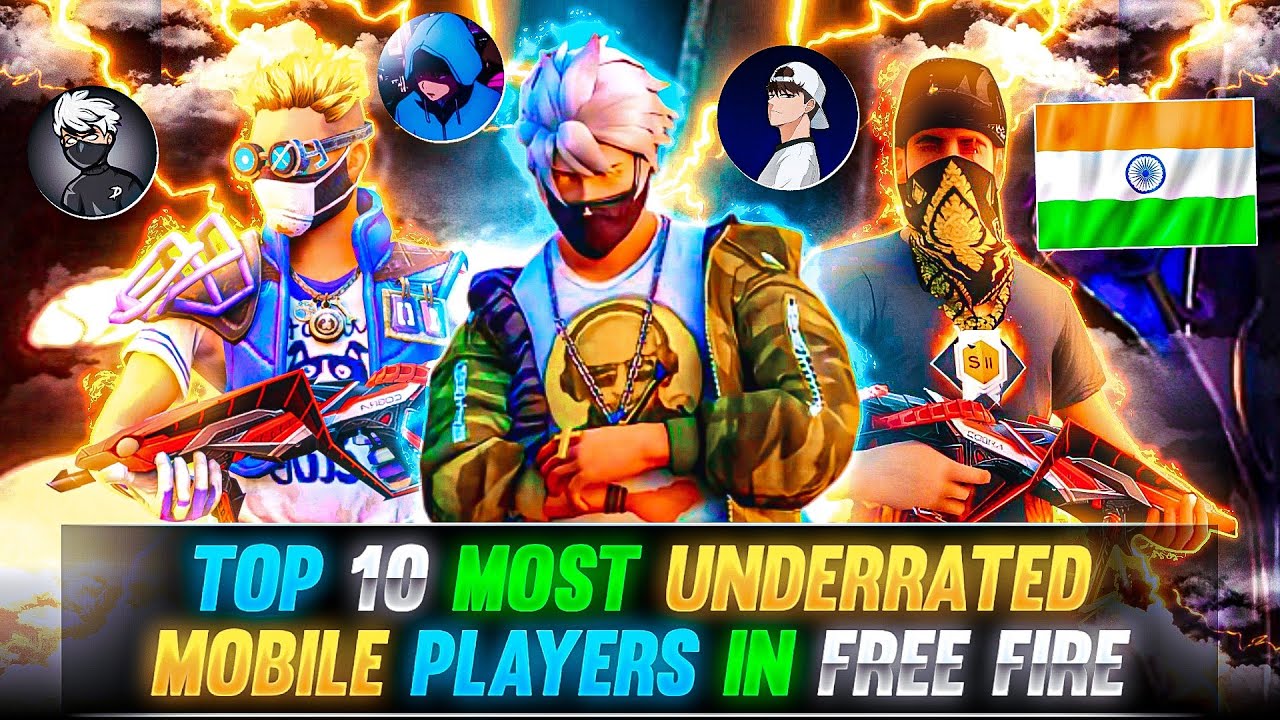 Top 10 Underrated Free Fire Mobile Players in India (2024)