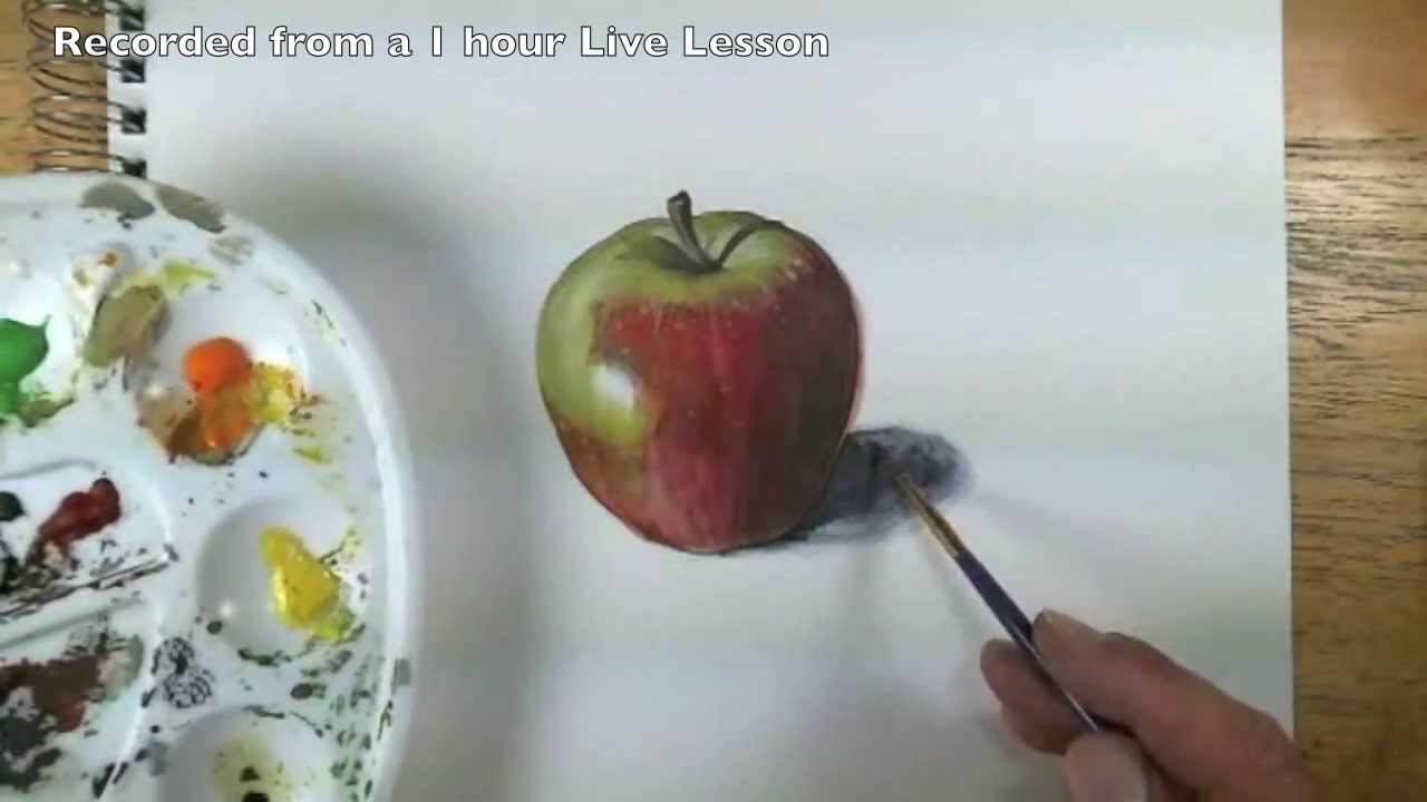 Gouache Apple Painting: Layering Techniques for Realistic Fruit