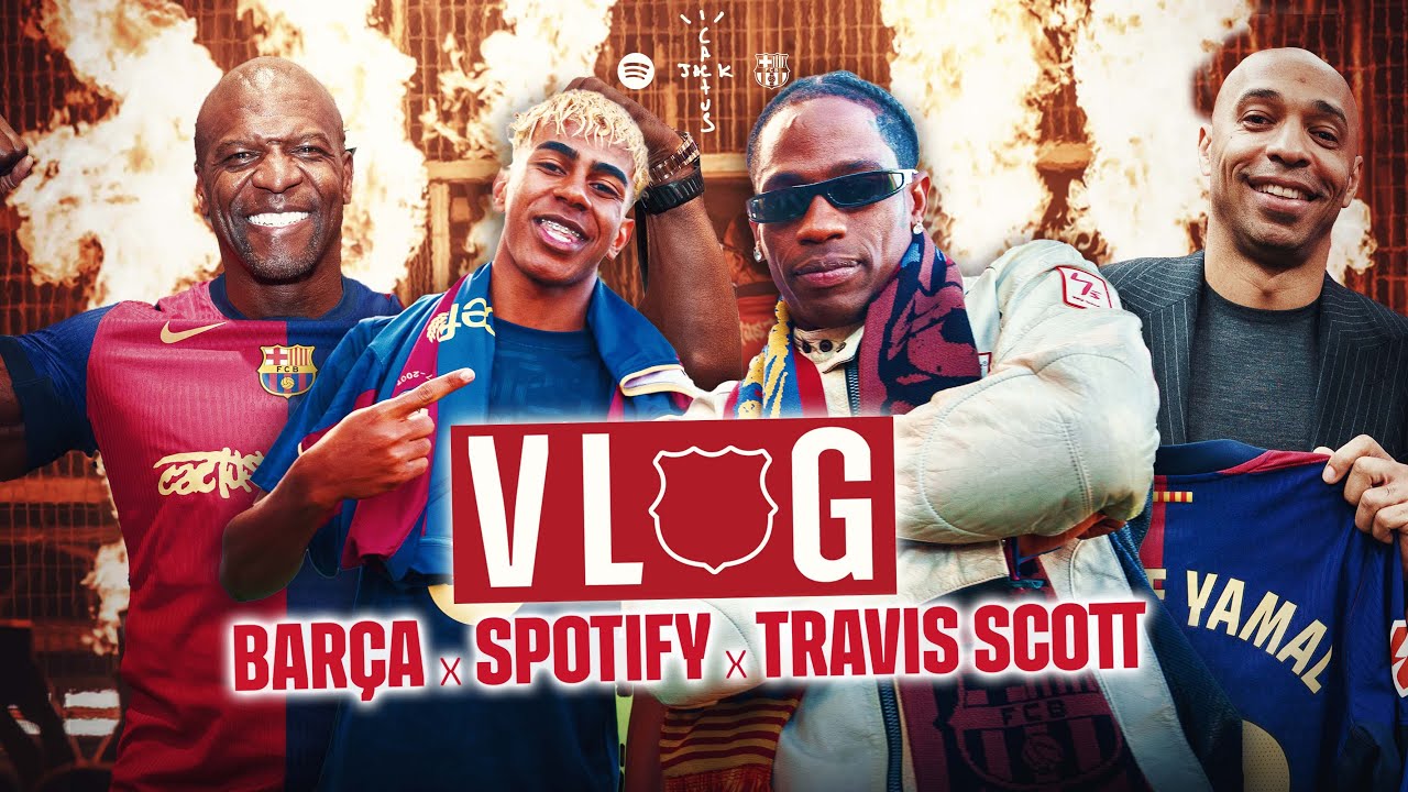 Inside Travis Scott's FC Barcelona Vlog Experience