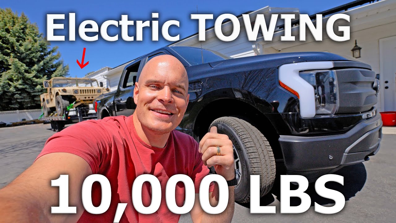 Ford F-150 Lightning Tows 10,000 lbs: 112-Mile Range Tested