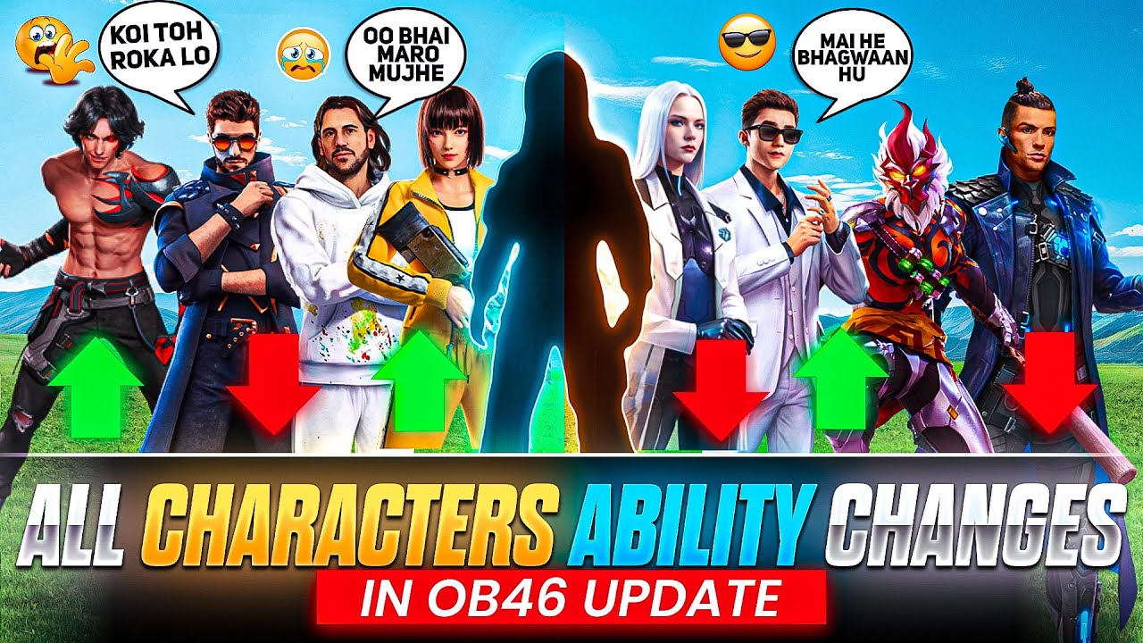 Free Fire OB46 Character Ability Changes: Buffs, Nerfs & Meta Impact