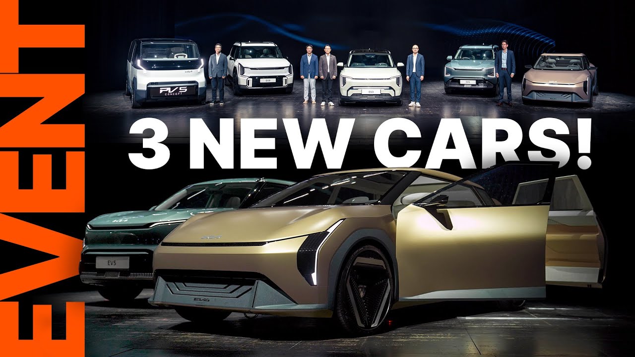 Kia's 2024 EV Lineup: EV3, EV5, EV4, PV5 Revealed