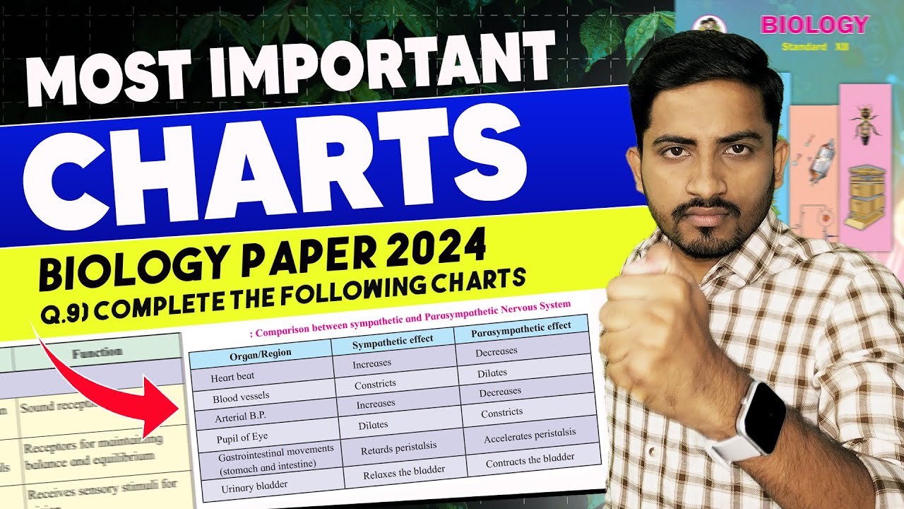 17 Crucial Biology Charts for CBSE 2024: Guaranteed 8-25 Mark Boost