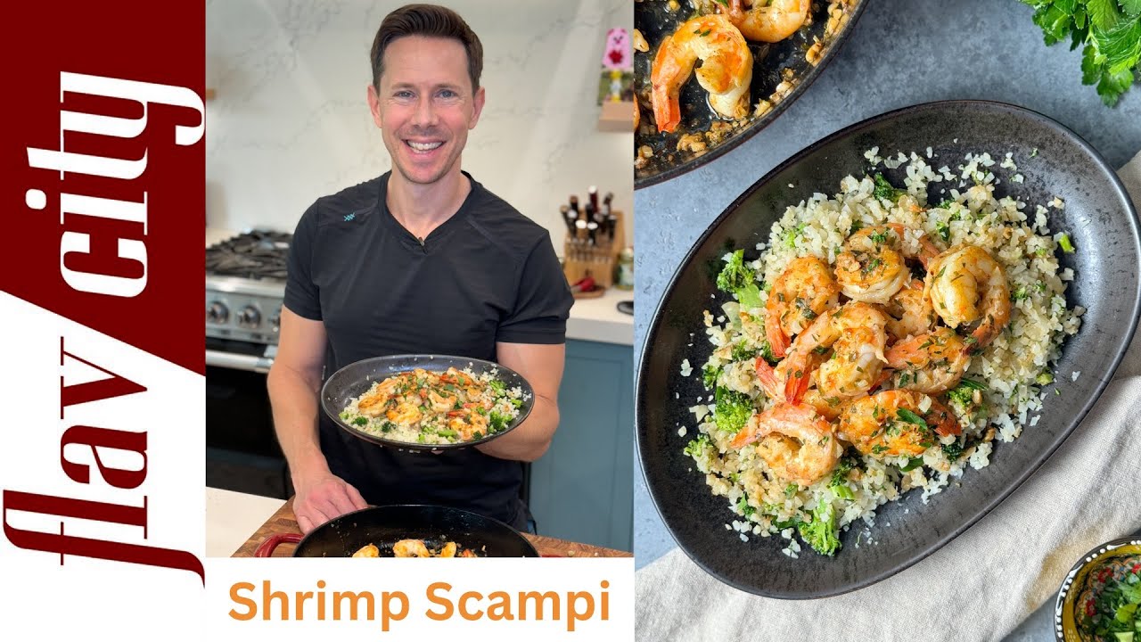 Quick Low-Carb Shrimp Scampi with Cauliflower Rice Recipe