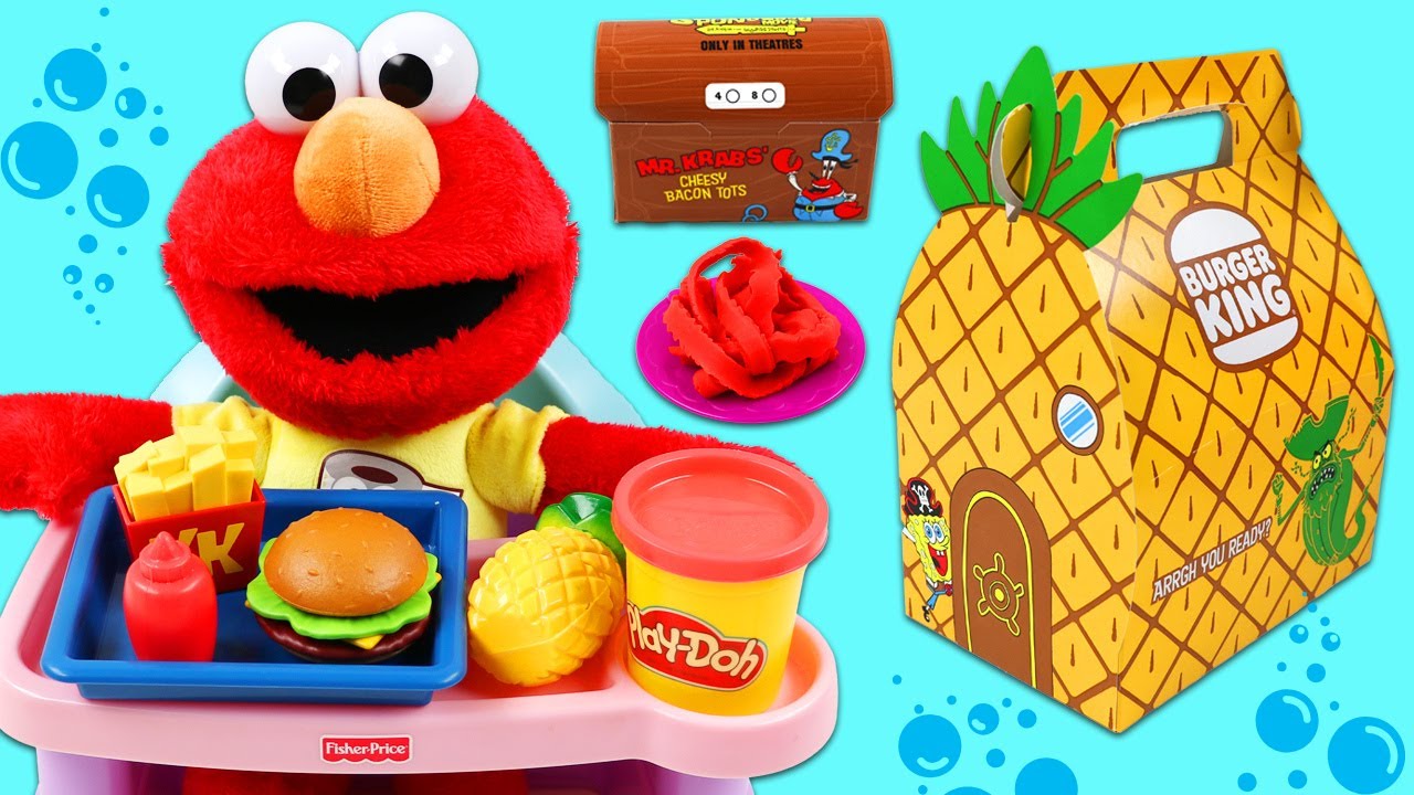 SpongeBob Play-Doh Cooking Activity for Kids