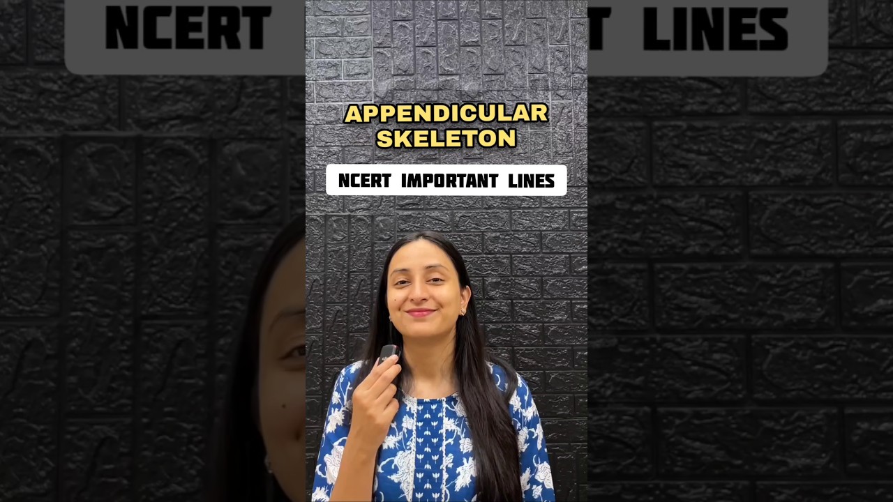 NCERT Appendicular Skeleton: Key Revision Points & Bone Identification