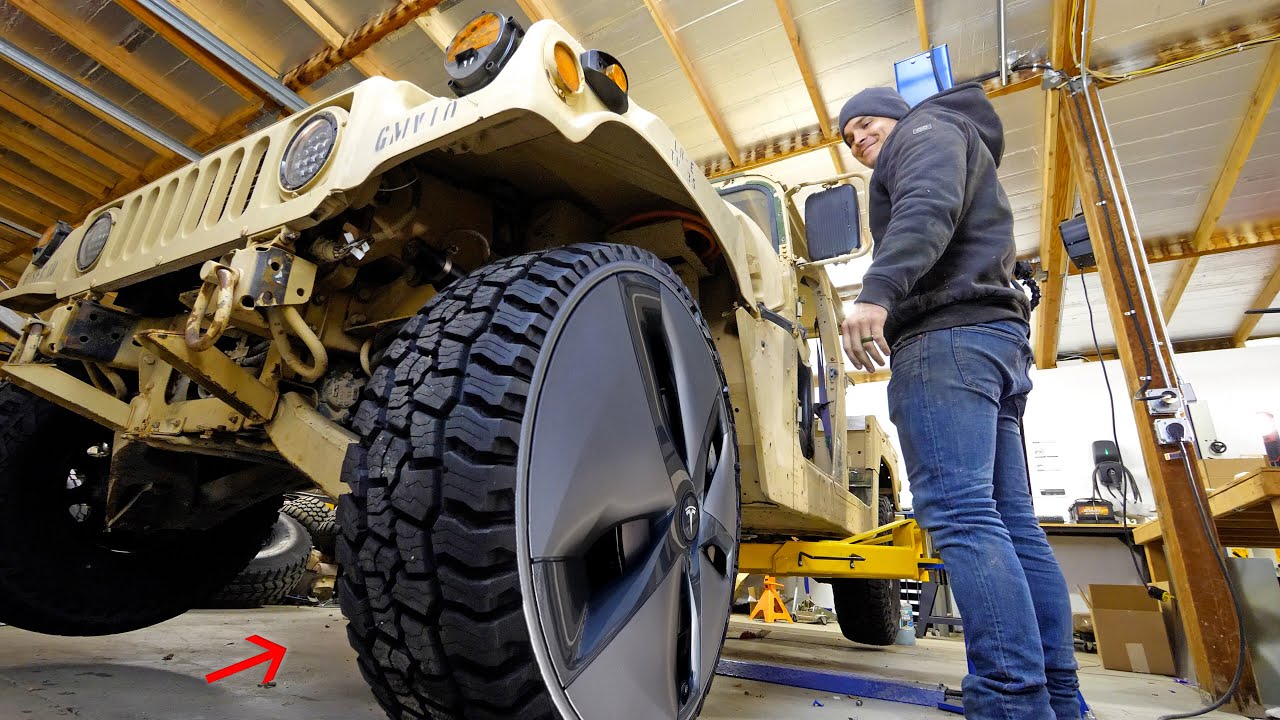 Electric Humvee Tire Upgrade: Weight Savings & Fluid Guide