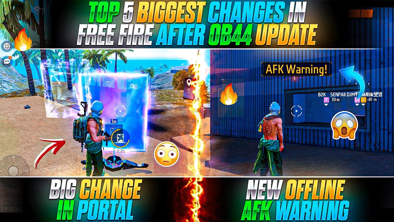 5 Secret OB44 Changes in Free Fire You Must Know