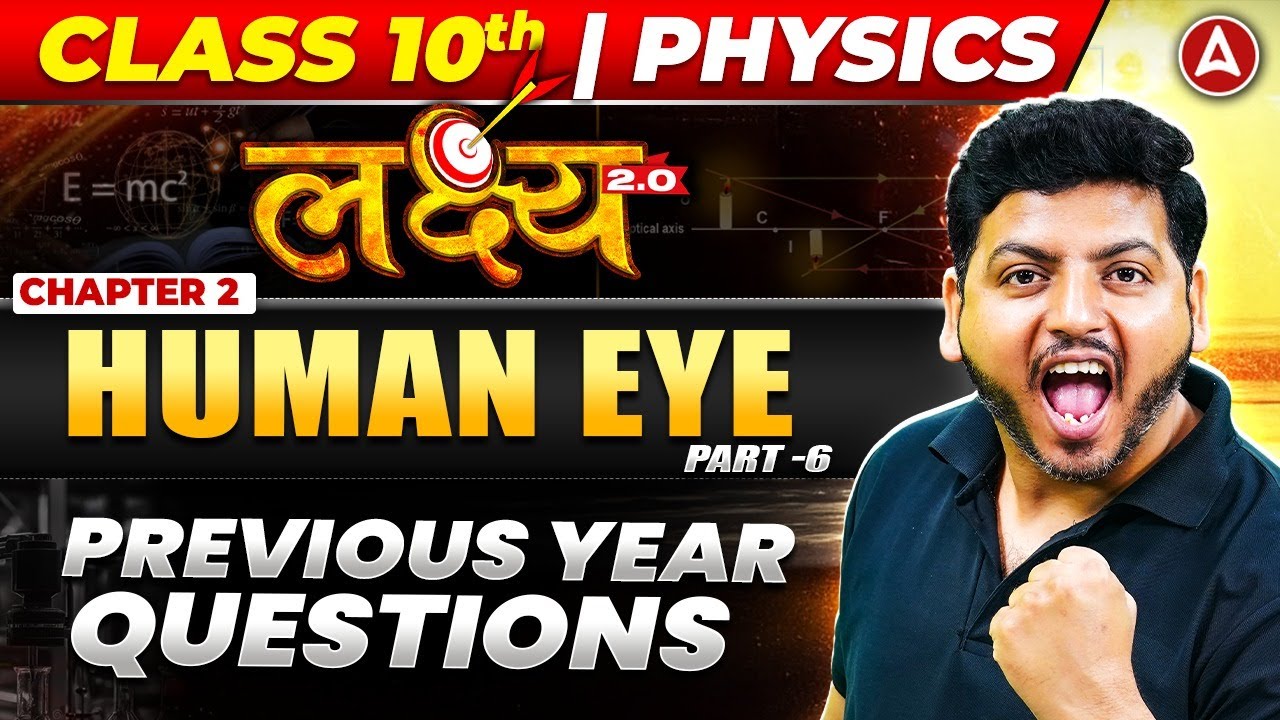 Master Human Eye PYQs: NCERT Lens Defects & Ray Diagrams Solved