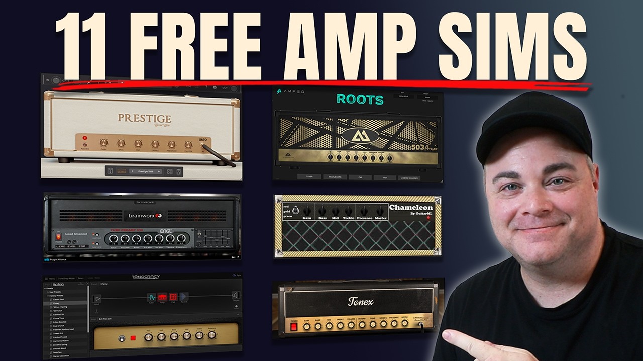 Top 10 Free Guitar Amp Sims for Professional Tones