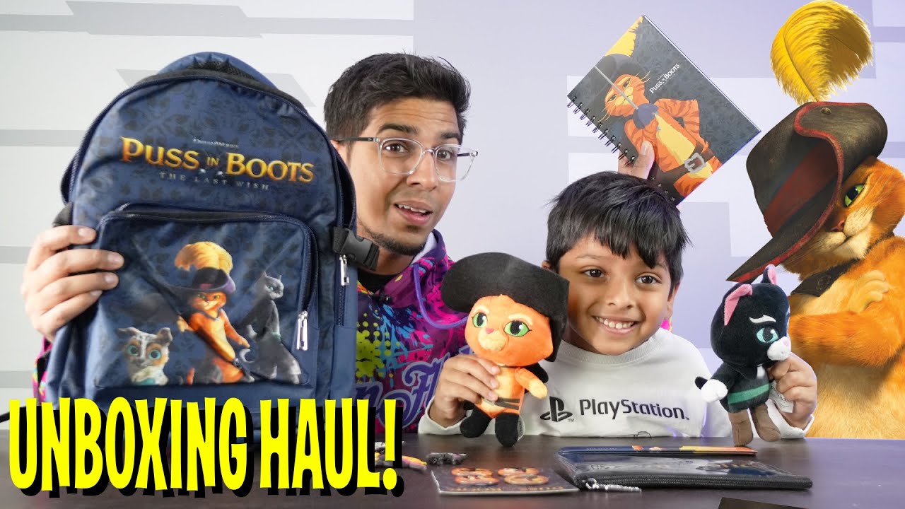 Puss in Boots: The Last Wish Official Merchandise Unboxed