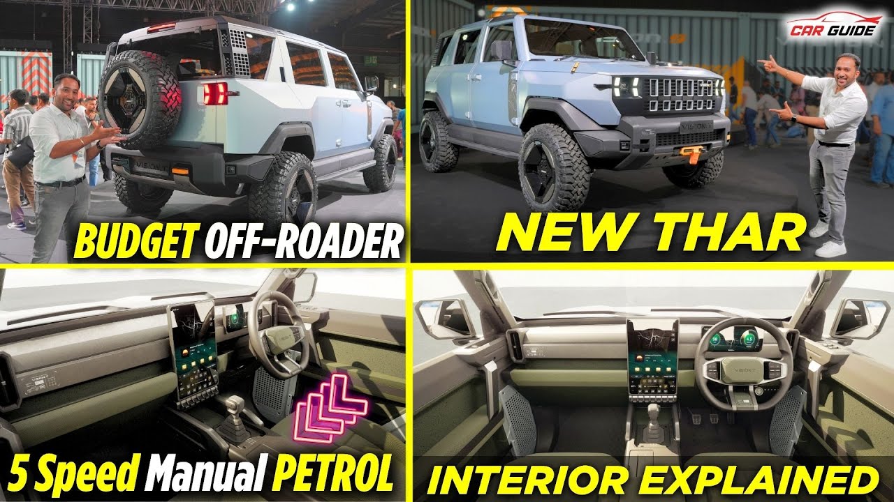 Mahindra Thar Vision T Preview: Design, Specs & Launch Insights