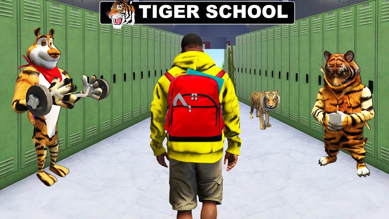 Master Jungle School: Power Up Like a Tiger in GTA-Style Gameplay