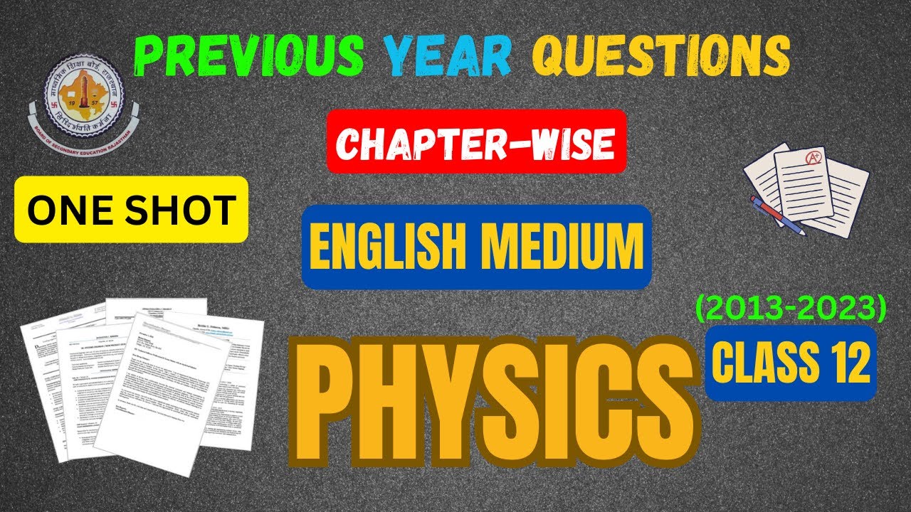 Class 12 Physics: Top 20 Must-Know Questions for Board Exams