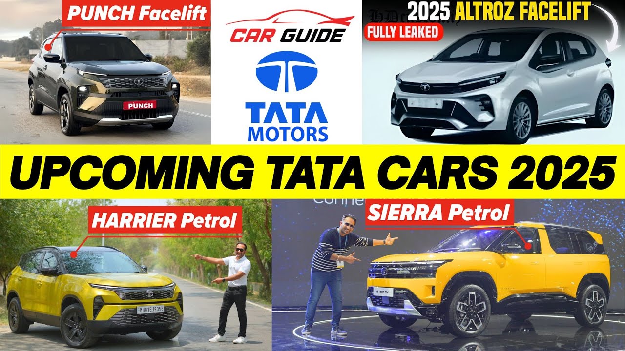 Tata Motors 2025 Lineup: New SUVs, EVs, and Facelifts Revealed
