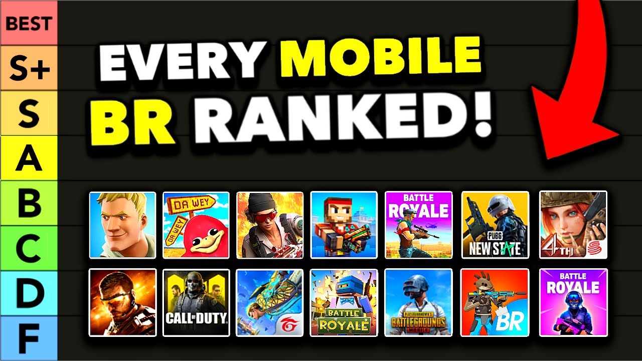 Top Mobile Battle Royale Games Ranked: Ultimate Tier List 2023
