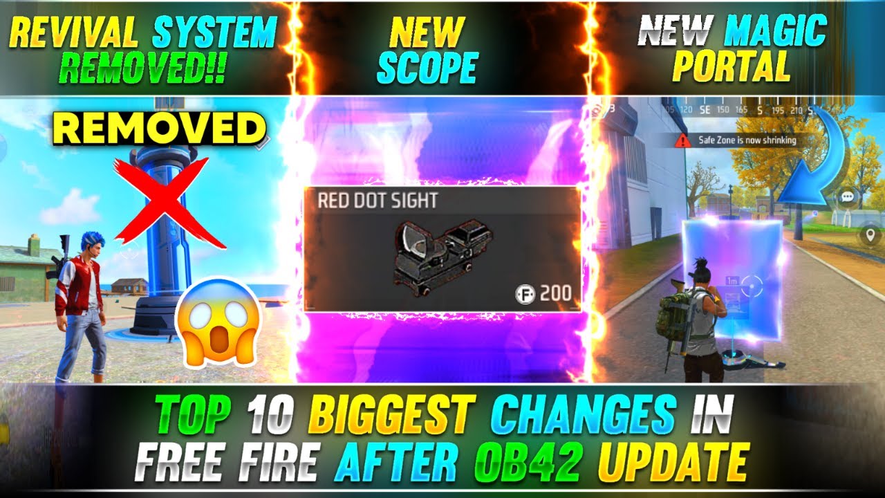 Free Fire's 10 Biggest Updates: New Portal, Scopes & Gameplay Changes