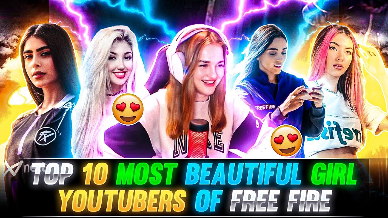 Top 10 Beautiful Free Fire Female Streamers Worldwide