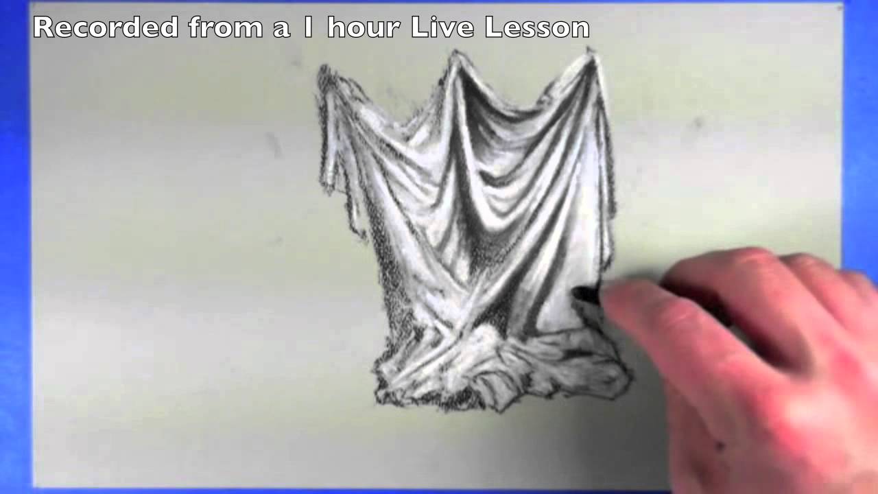 Master Charcoal Fabric Drawing: Fold Illusions & Texture Secrets