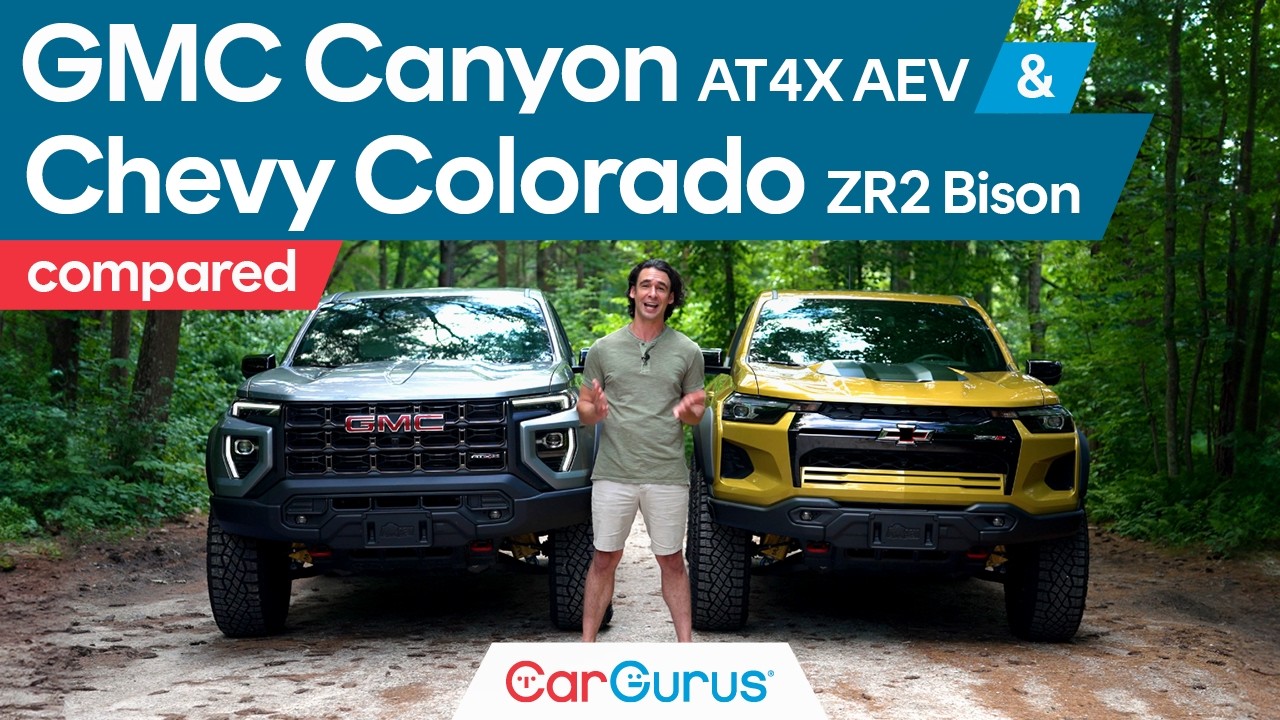 GMC Canyon AT4X AEV vs Chevy Colorado ZR2 Bison: $70K Off-Road Kings Compared