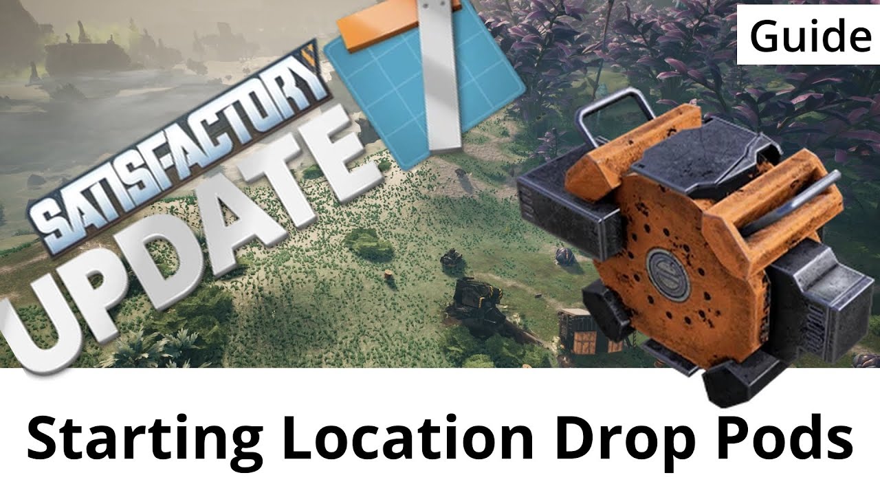 Easy Early Hard Drive Locations in Satisfactory