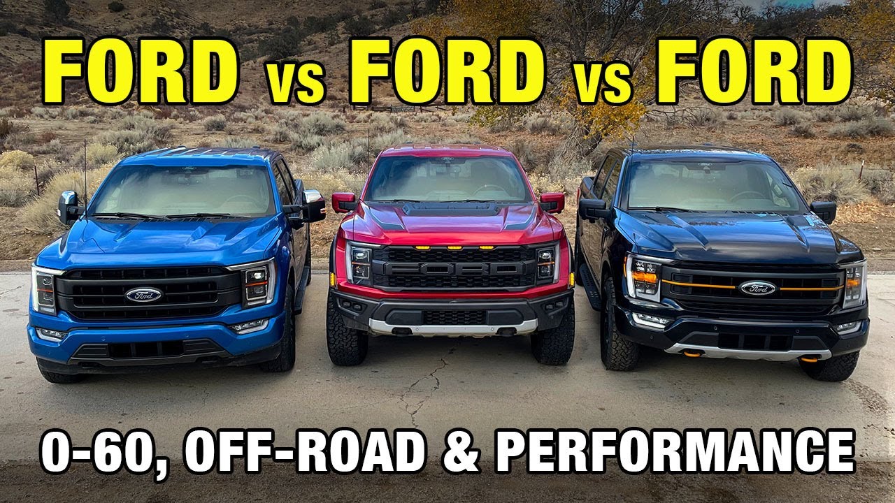 Ford F-150 FX4 vs Tremor vs Raptor: Off-Road Comparison
