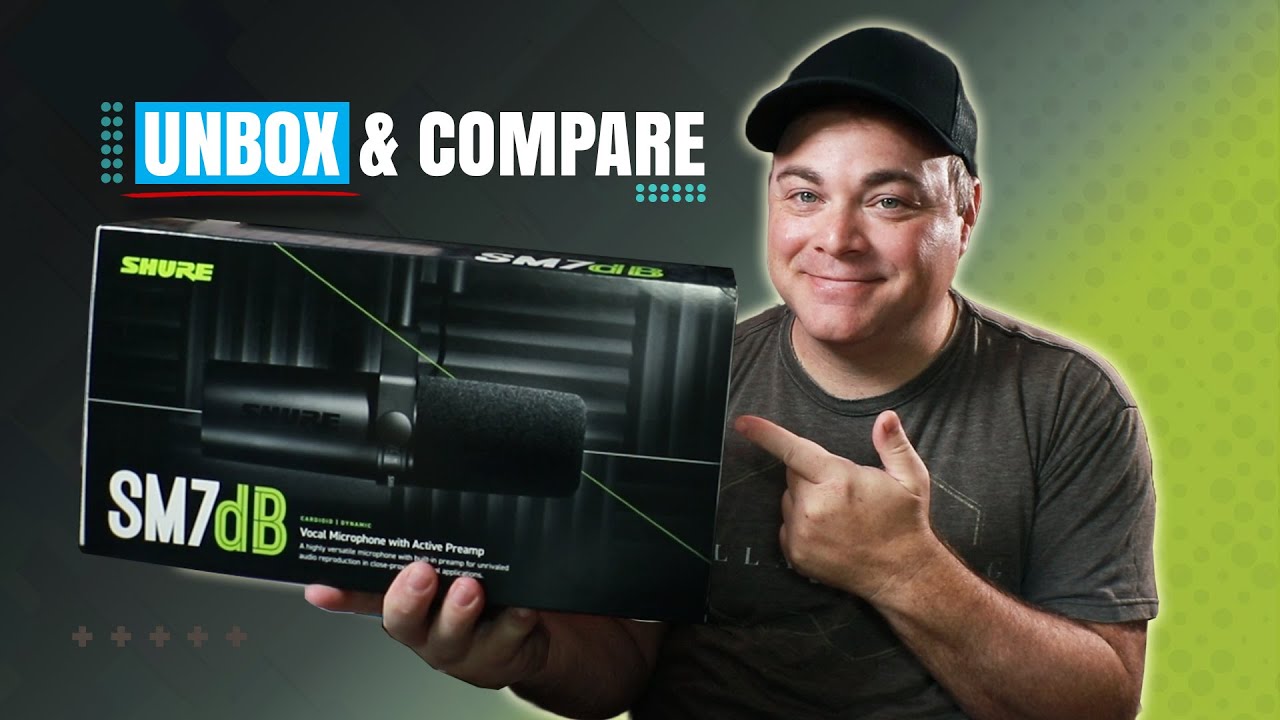 Shure SM7dB Review: Built-in Preamp vs SM7B Sound Test