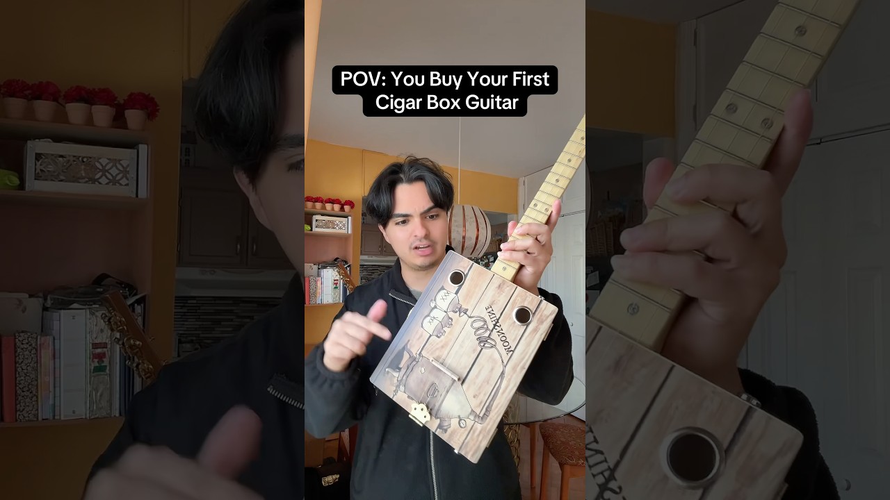 Play Any Song on 3-String Cigar Box Guitar with Slide Technique