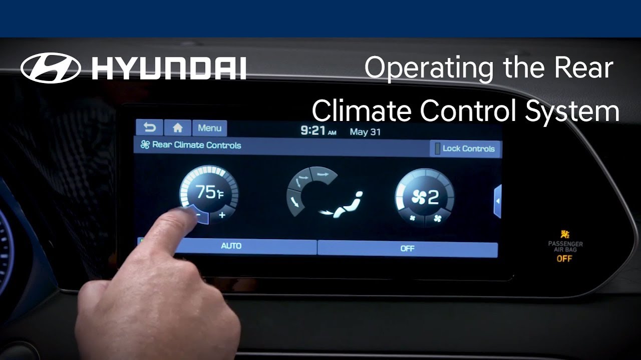 How to Use Hyundai Palisade Rear Climate Control: Step-by-Step