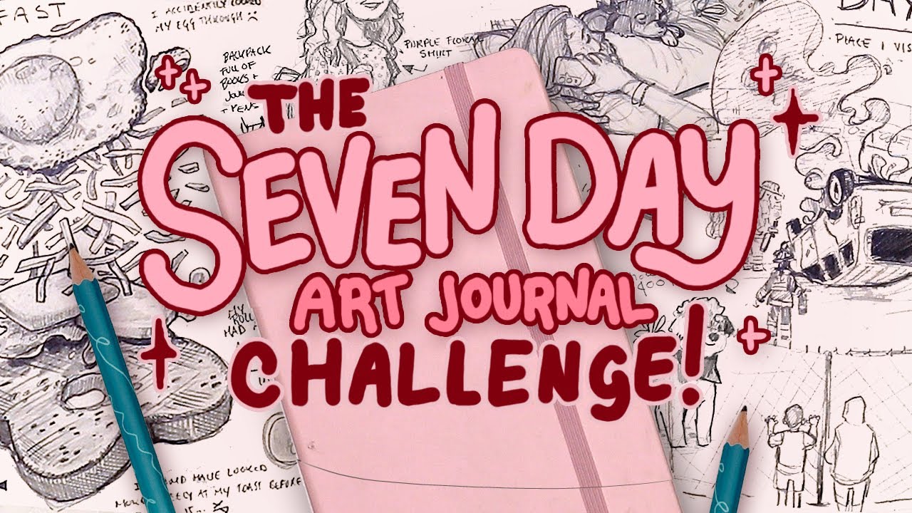 My 7-Day Sketchbook School Art Journal Challenge Results
