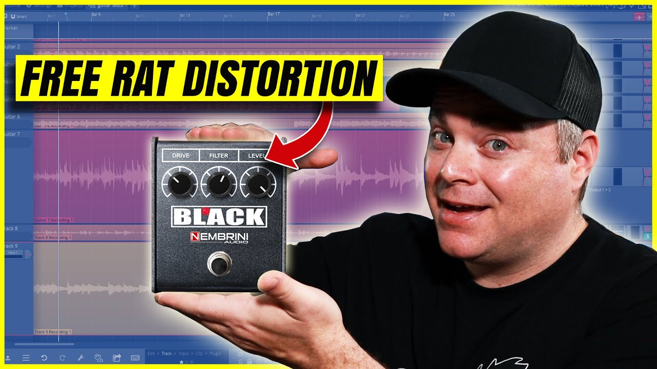 Free Rat Distortion Plugin Review: Nembrini Black Sound Test
