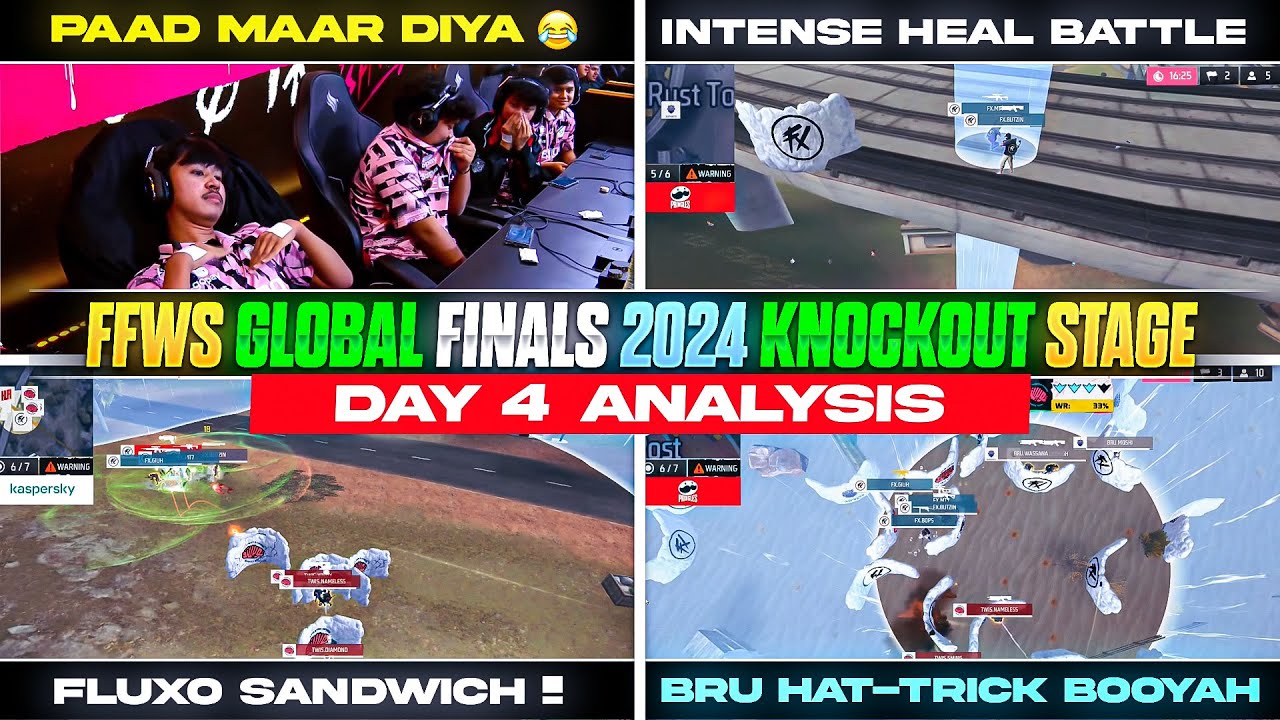 Free Fire World Series 2024 Day 4: BRU Hat-Trick & Key Moments