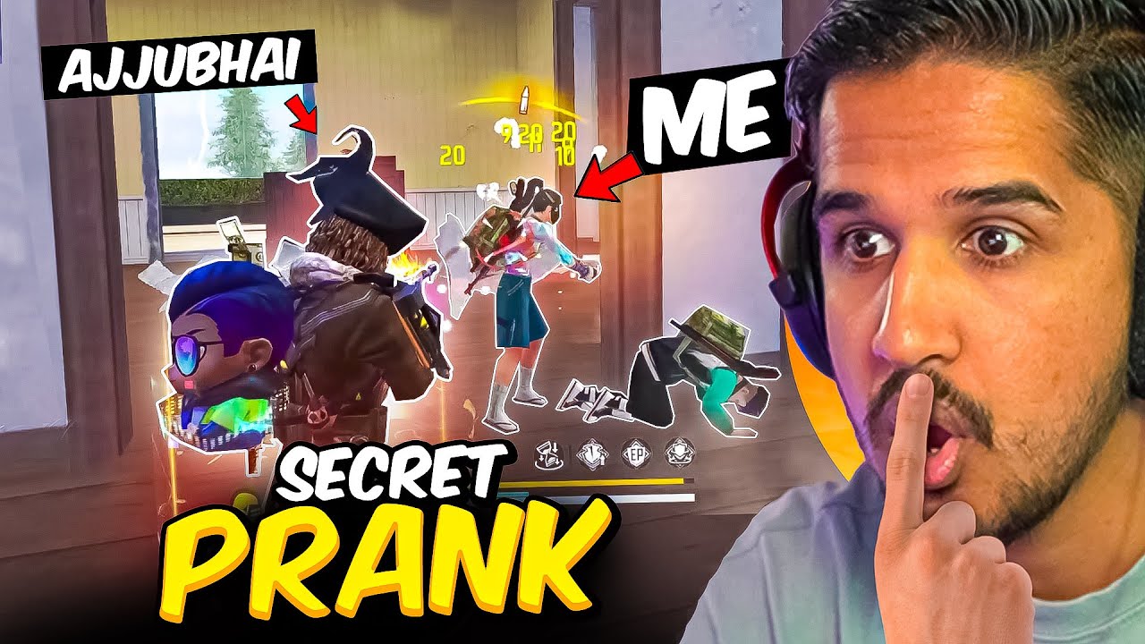 Secret Gaming Prank on Ajjubhai: Behind the Scenes Reveal