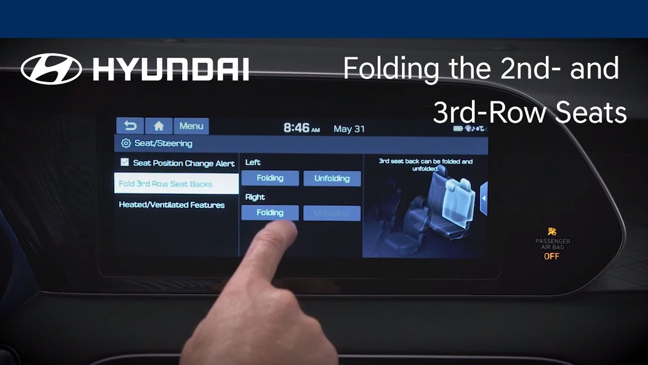 title：How to Fold Hyundai Palisade Rear Seats: 2nd & 3rd Row Guide