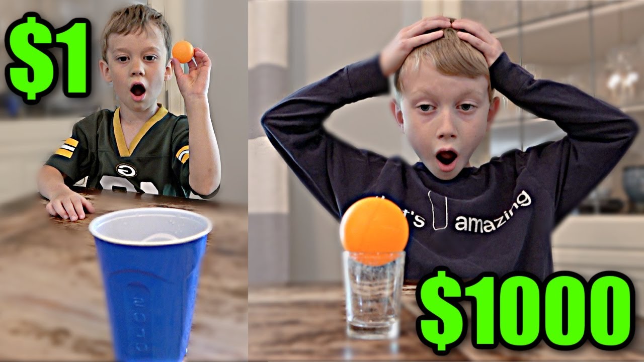 Master Ping Pong Ball Challenges: Pro Tips from $1 to $1000 Shots