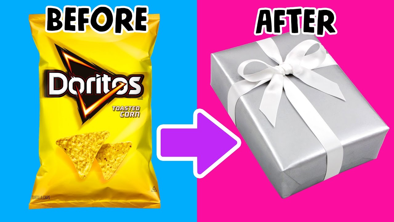 DIY Cereal Box & Cup Gift Wrapping Hacks | Christmas Ideas