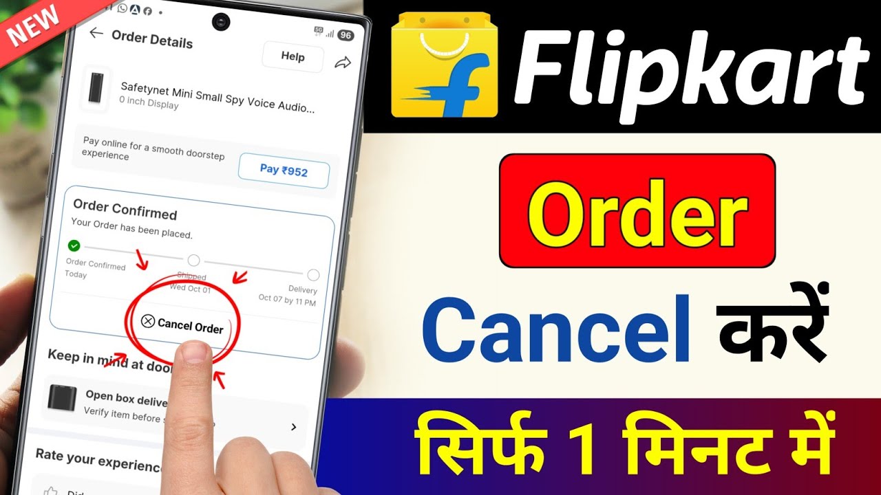 How to Cancel Flipkart Order When Cancel Option Is Missing