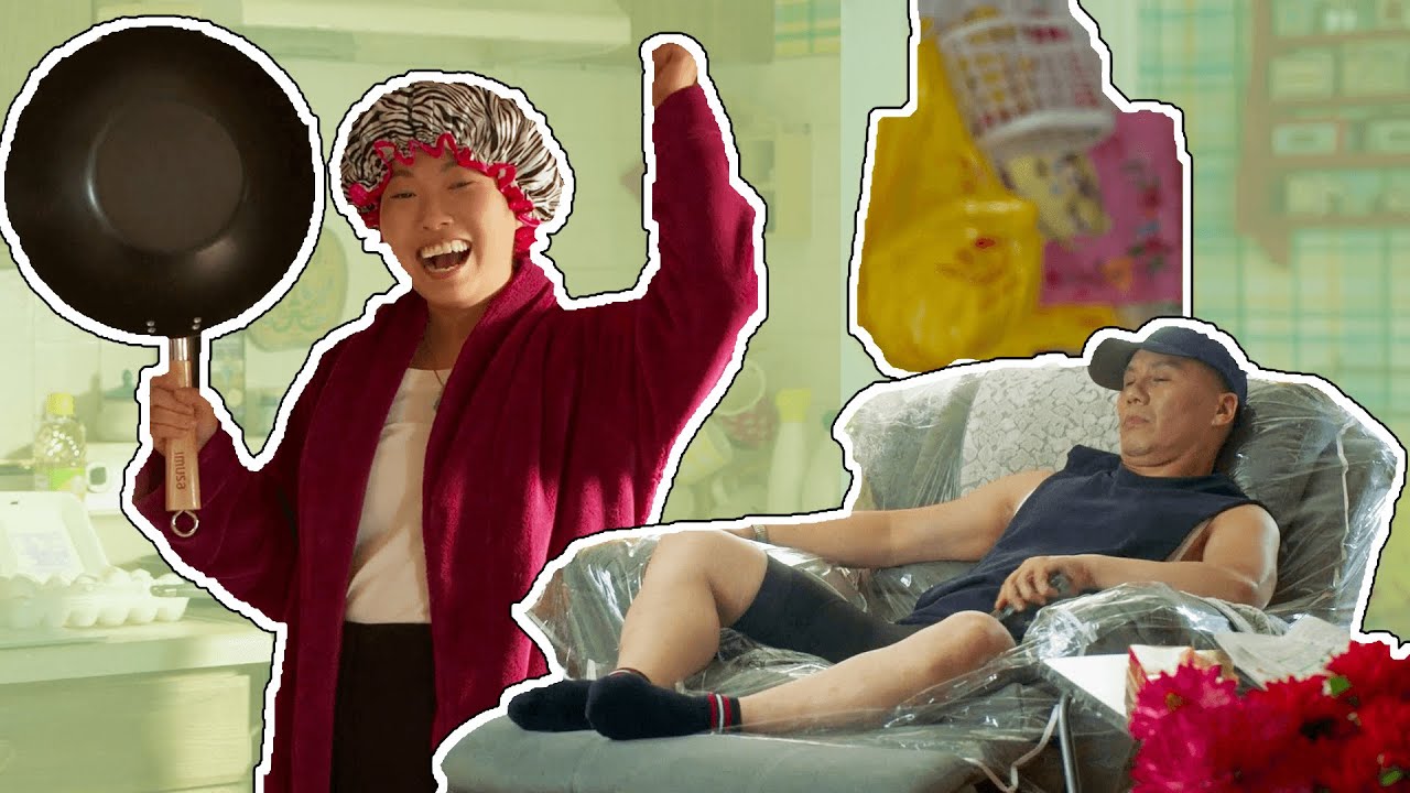 Awkwafina Family Scene Analysis: Humor and Heart