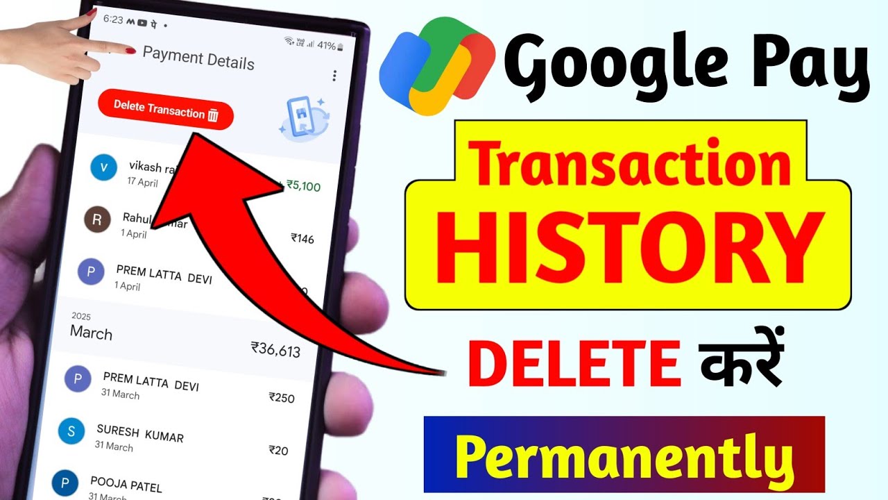 title：How to Delete Google Pay Transaction History (Step-by-Step Guide)