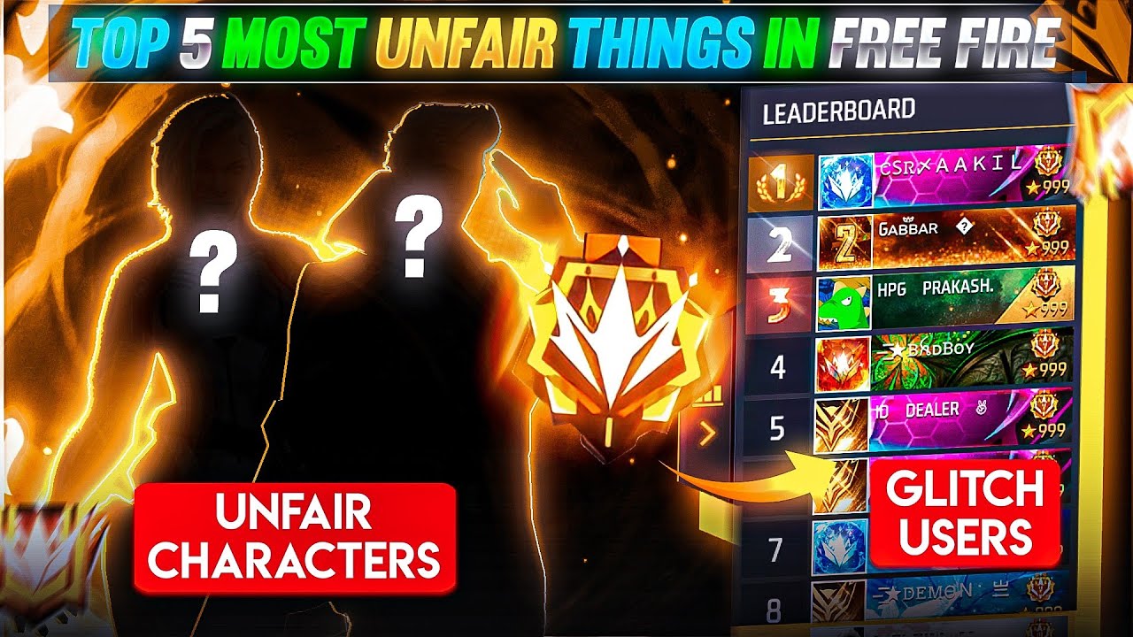 5 Unfair Free Fire Mechanics That Demand Immediate Fixes