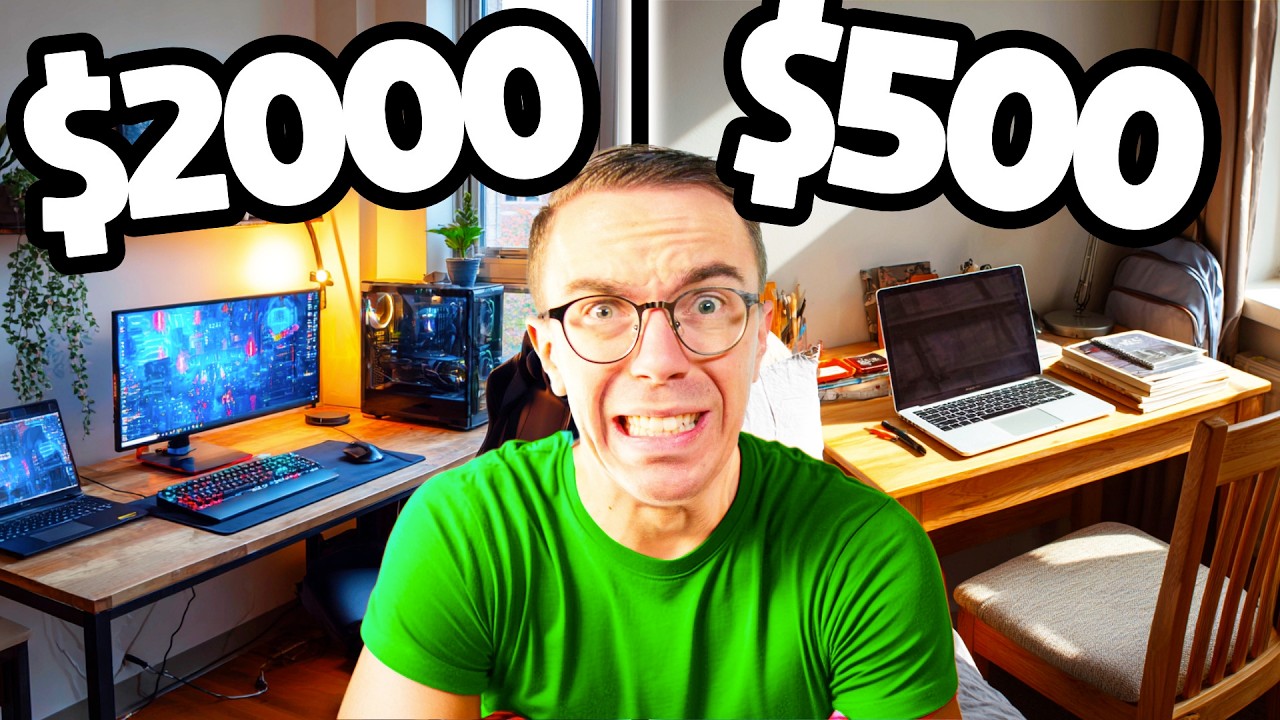 Broke vs Pro Dorm Setup: $500 vs $2000 Ultimate Test