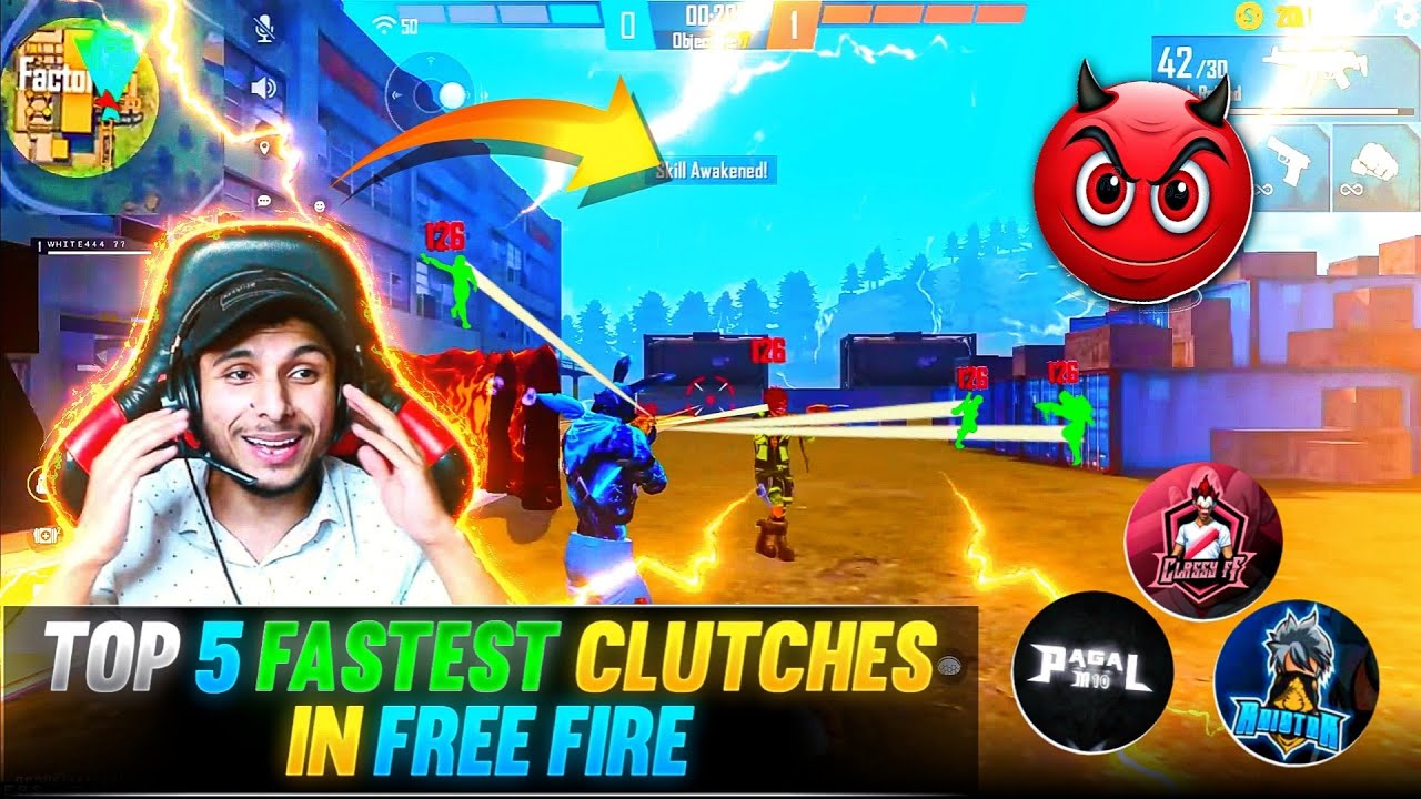 Top 5 Fastest Free Fire Clutches: Record-Breaking Moments