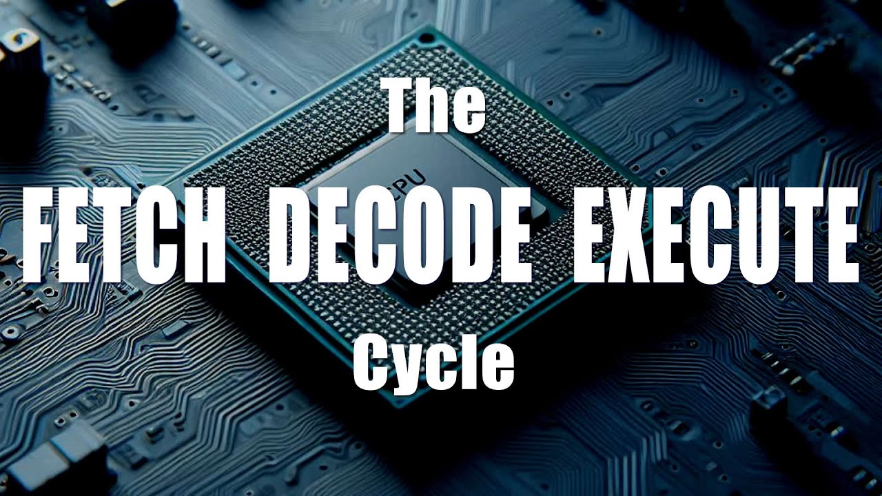 CPU Fetch-Decode-Execute Cycle Explained with Register Diagrams