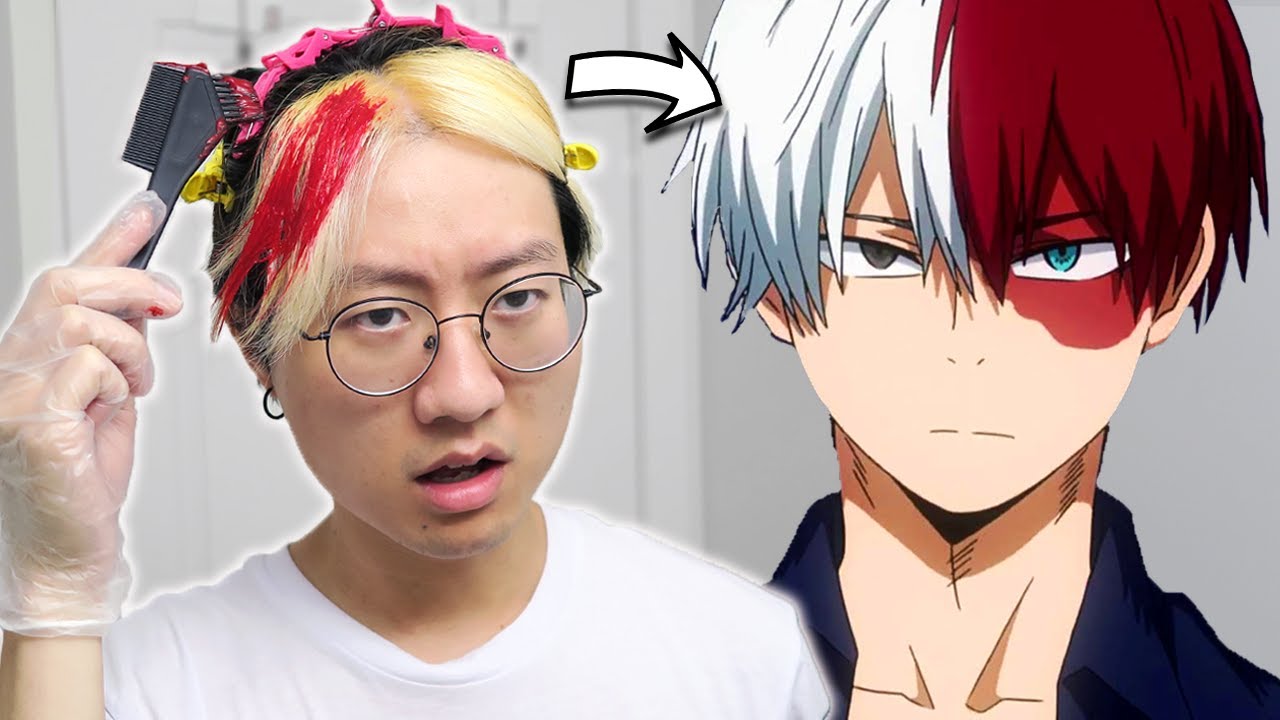Master Split Hair Dye at Home: Avoid Bleed & Perfect Todoroki Style
