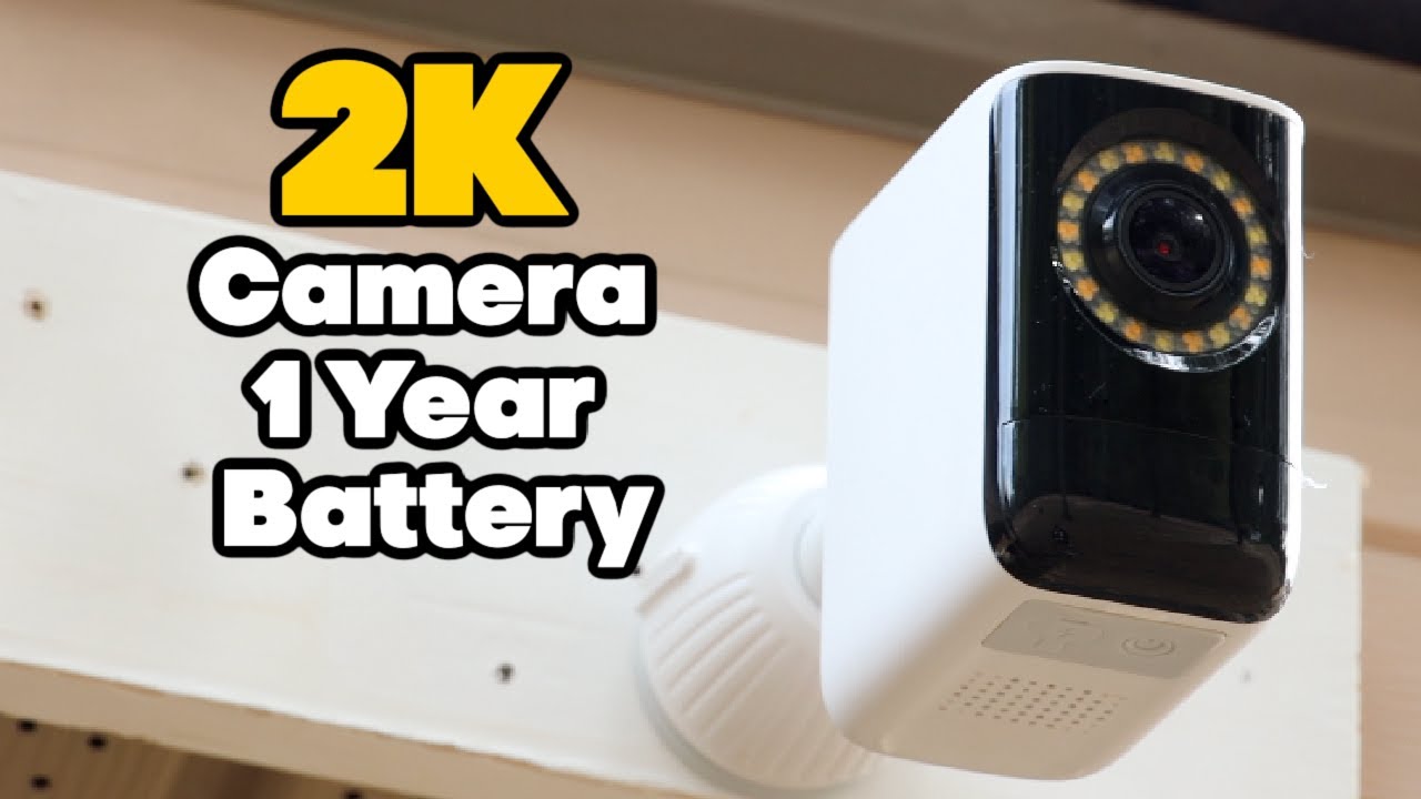 Lindo 2K Spotlight Camera: 1-Year Battery & 120dB Siren