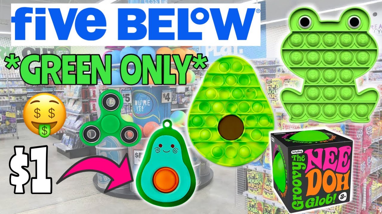 Top Green Fidget Finds at Five Below | Budget Shopping Guide