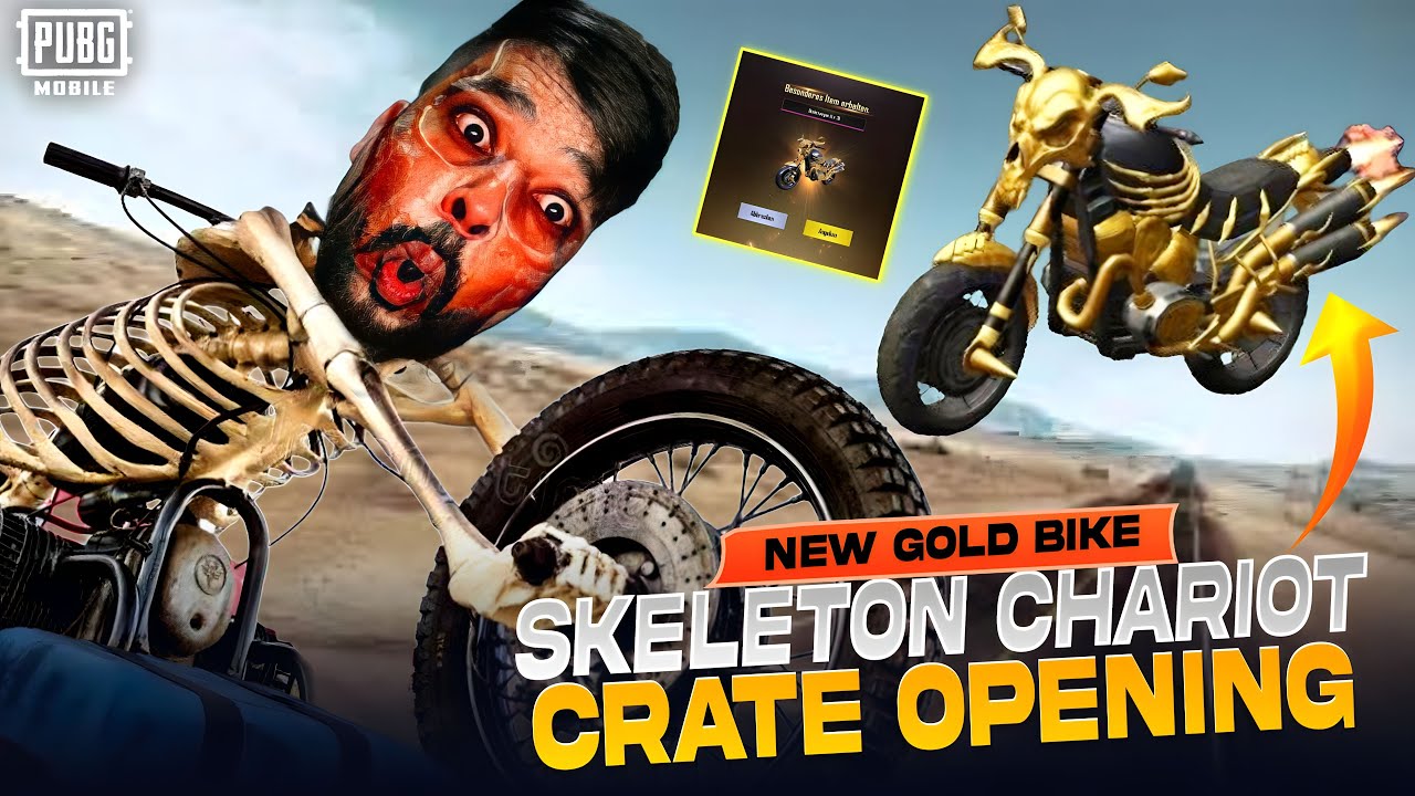 PUBG Motorcycle Crate Guide: Golden Bike Unboxing & Max Upgrade