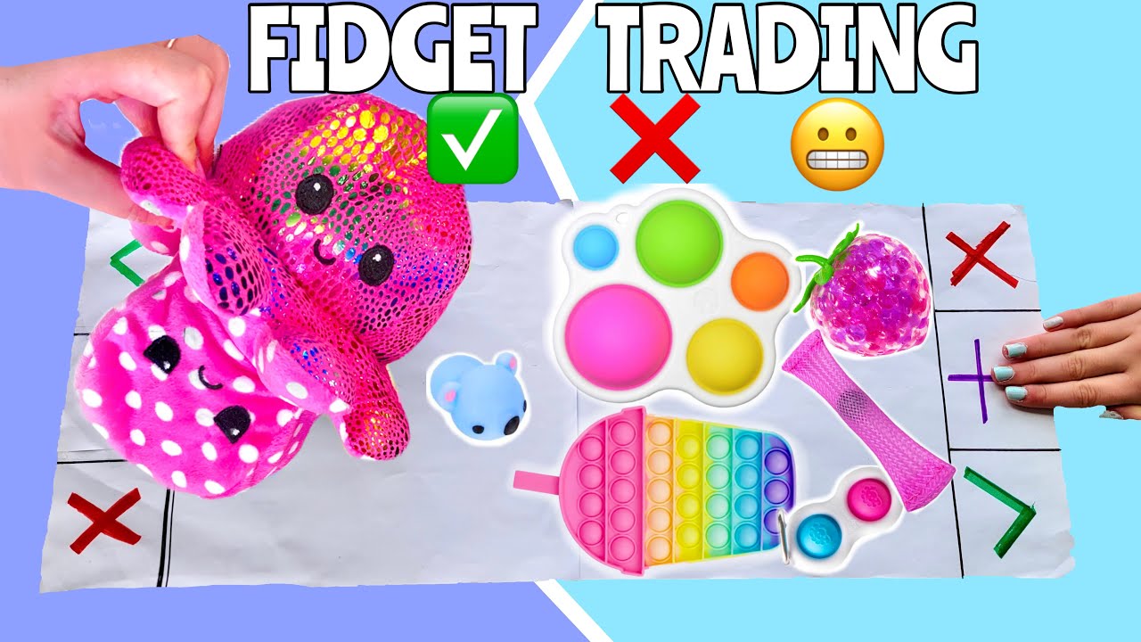 Sibling Fidget Toy Trading Challenge & Collection